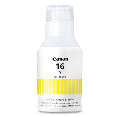 Botella de tinta Canon GI-16, Color Amarillo, 132ml