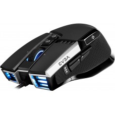 Mouse Gamer EVGA X17, USB, 8k, negro, 16k dpi, 5 perfiles, 10 botones