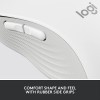 Mouse Logitech Signature M650 Silent Inalambrico USB, bluetooth, Blanco