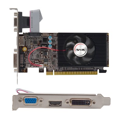 Tarjeta de video AFOX NVIDIA Geforce GT610 2GB DDR3, HDMI, DVI-I, VGA, Low Profile