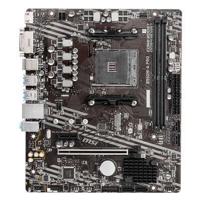 Motherboard MSI B550M-A PRO, AMD B550, AM4, DDR4, HDMI, DVI-D, LAN, USB 3.2 GEN1, M-ATX