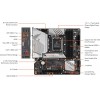 Motherboard Gigabyte B660M AORUS PRO AX DDR4, LGA1700, DP/HDMI/WIFI