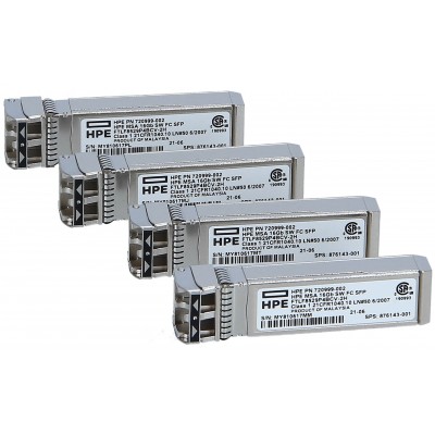 Transceiver HPE C8R24B, MSA 16Gb Short Wave Fibre Channel SFP+ (4-pack)
