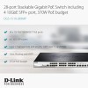 Switch administrable D-Link DGS-1510-28XMP, 24 GbE POE, 4* 10G-SFP+