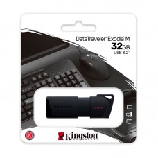 Memoria Flash USB Kingston DataTraveler Exodia M 32GB, USB 3.2, Negro