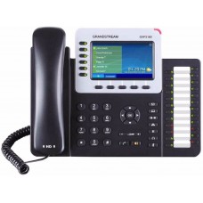 Teléfono IP GRANDSTREAM GXP2160, 6 líneas, 4.3", RJ-45 Gigabit PoE, BT