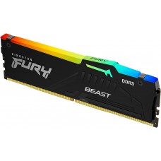 Memoria RAM Kingston Fury Beast RGB, 16GB, DDR5 5200 MT/s, CL40, XMP