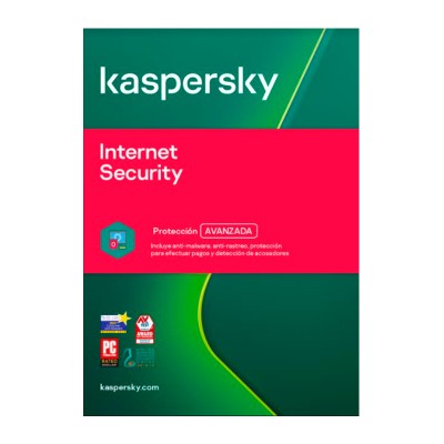 Software Kaspersky Internet Security, 1 Dispositivo, Licencia 1 año.