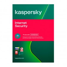 Software Kaspersky Internet Security, 1 Dispositivo, Licencia 1 año (2x1).