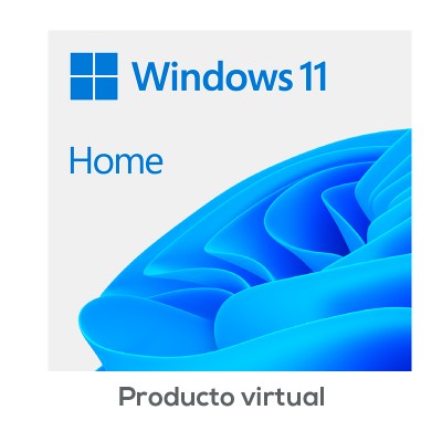Sistema Operativo Microsoft Windows Home 11, 64-bits All Languages PK Lic Online DwnLd NR