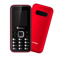 Teléfono celular básico LandByte LT2010, 1.77", Dual SIM, Radio FM, Desbloqueado, Rojo