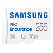 Memoria Flash Samsung PRO Endurance + Adapter microSDXC 256GB, UHS-I, U3, Class10