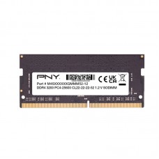 Memoria SODIMM PNY 8GB, DDR4 3200 MHz, PC4-25600, CL-22, 1.2V