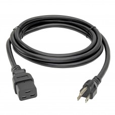 Cable Poder Tripp-Lite, IEC-320-C19 a NEMA 5-15P, 15A, 14AWG, 2.43 mts, Negro.