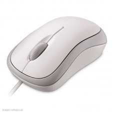 Mouse Microsoft Basic Optical - USB - Blanco