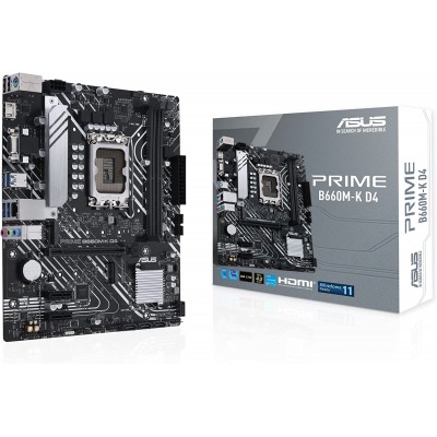 Motherboard Asus PRIME B660M-K D4, B660, LGA1700, DDR4, PCIe 4.0