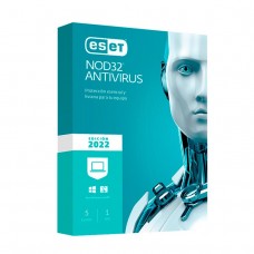 Antivirus ESET NOD32 2022, 5 PC - 1 año