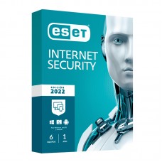 Antivirus ESET NOD32 Internet Security 2022, 6 PC - 1 año