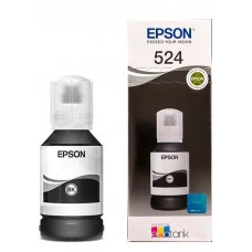 Botella de tinta EPSON T524, Negro, contenido 127ml