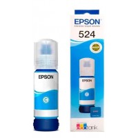 Botella de tinta EPSON T524, Cian, contenido 70 ml