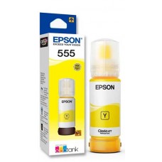 Botella de tinta EPSON T555 Amarillo, 70ml, 6800 páginas
