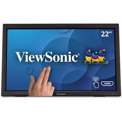 Monitor Touch ViewSonic TD2223, 22" FHD, TN, Multi-táctil IR, DVI - HDMI - USB - VGA 