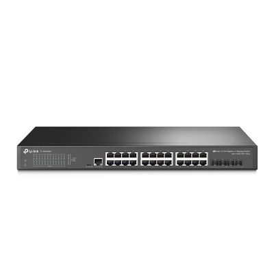 Switch Administrable Tp-Link JetStream TLSG3428X, 24 GbE L2+, 4 SFP+ 10GE