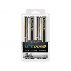 Kit de Memoria RAM Team Elite Plus 64GB (2 x 32GB) DDR5, 288-Pin 4800 Mhz, CL40, Black