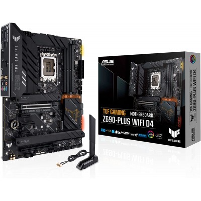 Motherboard Asus TUF GAMING Z690-PLUS WIFI D4, Intel Z690, DDR4, LGA1700, HDMI, DP, USB-C, 3.2 Gen2