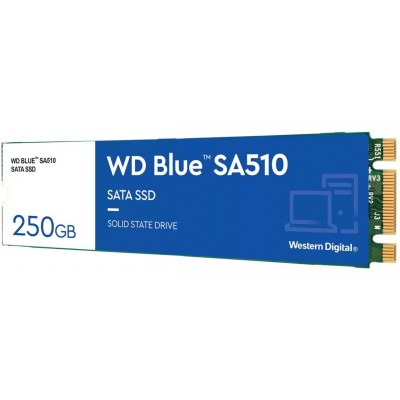 SSD Western Digital WD Blue SA510 250GB, M.2 2280, SATA lll 6.0 Gb/s - 555 MB/s