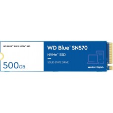 SSD Western Digital Blue SN570, 500GB M.2 2280, PCIe Gen 3.0 x4 NVMe, 3500 MB/S
