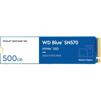 SSD Western Digital Blue SN570, 500GB M.2 2280, PCIe Gen 3.0 x4 NVMe, 3500 MB/S