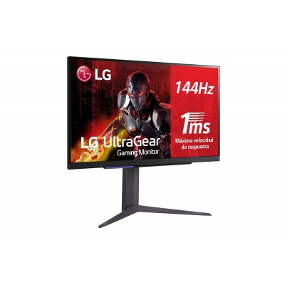 Monitor Gaming LG 27" UltraGear, 3840x2160 UHD 4K, 144Hz, HDMI, DP