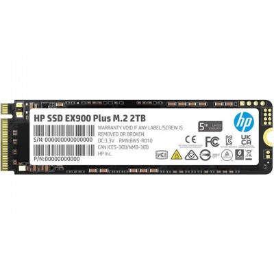 SSD HP EX900 PLUS, M.2 2280, 2TB, PCIe 3.0 x4, NVMe 1.3, 3150MB/s
