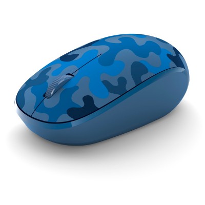 Mouse Microsoft Inalambrico Bluetooth 5.0, 1000dpi, 2.4GHz, Color Camuflaje Noche