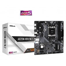 Motherboard ASROCK A620M-HDV-M.2, A620, AM5, 96GB, DDR5