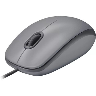 Mouse Logitech M110 Silent Optico USB Plateado