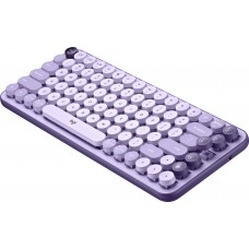 Teclado Logitech Pop Keys Multi-device Wireless/BT Cosmos Lavender Lilac