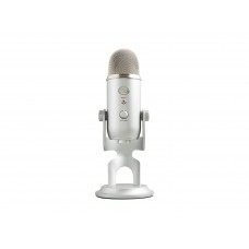 Microfono Blue Yeti USB Streaming Cardioid / Omni / Bi Led Silver
