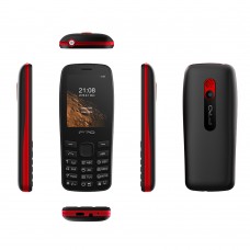 Celular IPRO A25, 2.4", 1000MAH, 2G, Negro/Rojo