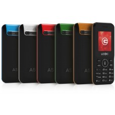 Celular Logic A5 GSM, 2G, 1.77", Black/Red