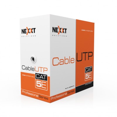 Rollo de Cable Nexxt Professional UTP Gris Cat 5e de 100 Metros