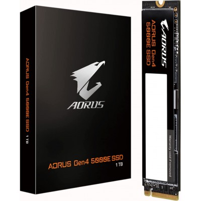 SSD Gigabyte AORUS Gen4 5000E, 1TB, M.2 PCIe Gen4 x4, NVMe 1.4, 5000 MB/s