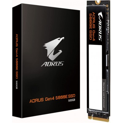 SSD Gigabyte AORUS Gen4 5000E, 500GB, M.2 PCIe Gen4 x4, NVMe 1.4, 5000 MB/s