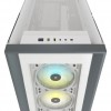 Case Corsair ICUE 5000X RGB TG White mITX, mATX, ATX, USB