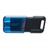 Memoria USB-C Kingston DataTraveler 80 M, 128GB, 200MB/s