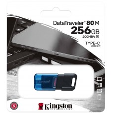 Memoria USB-C Kingston DataTraveler 80 M, 256GB, 200MB/s
