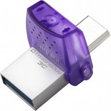 Memoria USB Kingston Data Traveler microDuo 3C Gen 3, 256GB, Dual USB-A to USB-C 3.2
