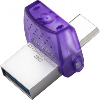 Memoria USB Kingston Data Traveler microDuo 3C Gen 3, 256GB, Dual USB-A to USB-C 3.2