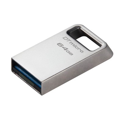 Memoria Flash Kingston DataTraveler Micro Unidad Flash USB, 64GB, USB 3.2